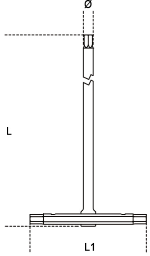 Schema tecnico chiave a T Beta 951GP