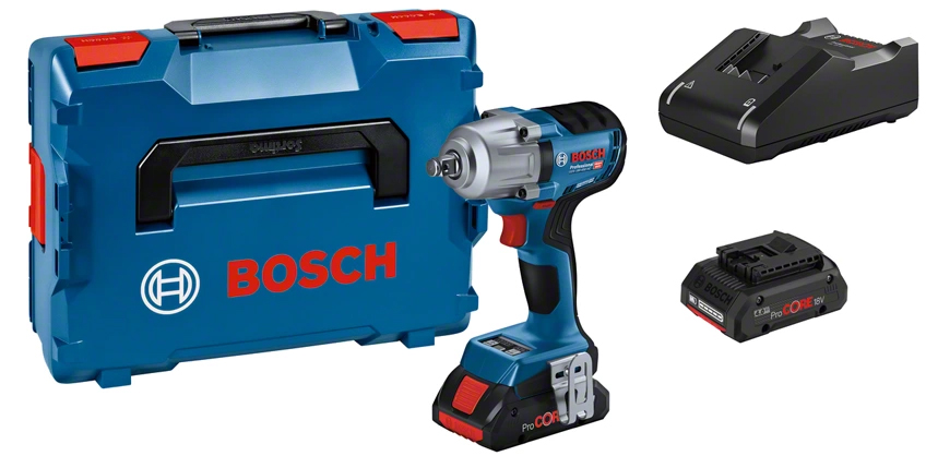 dotazione avvitatore massa battente Bosch GDS 18V-450 HC