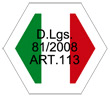 D.Lgs. 81/2008 ART.113 Normativa