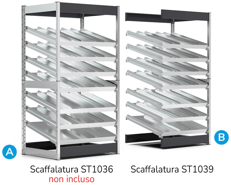 Collegamento scaffalatura System ST Fami ST1039