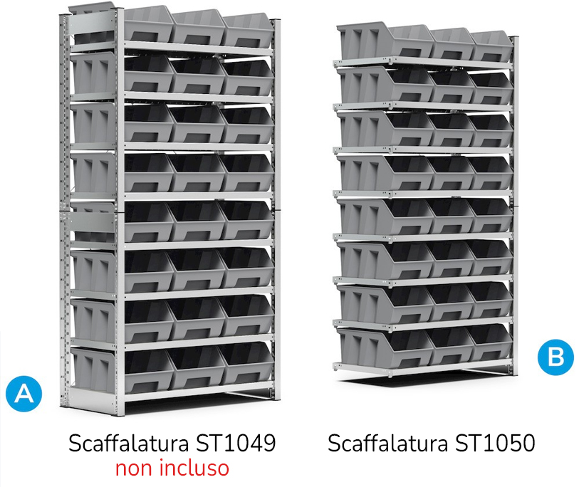 Collegamento scaffalatura System ST Fami ST1050