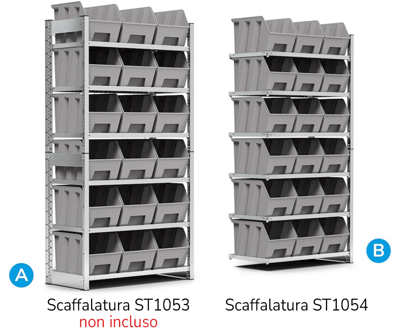 Collegamento scaffalatura System ST Fami ST1054