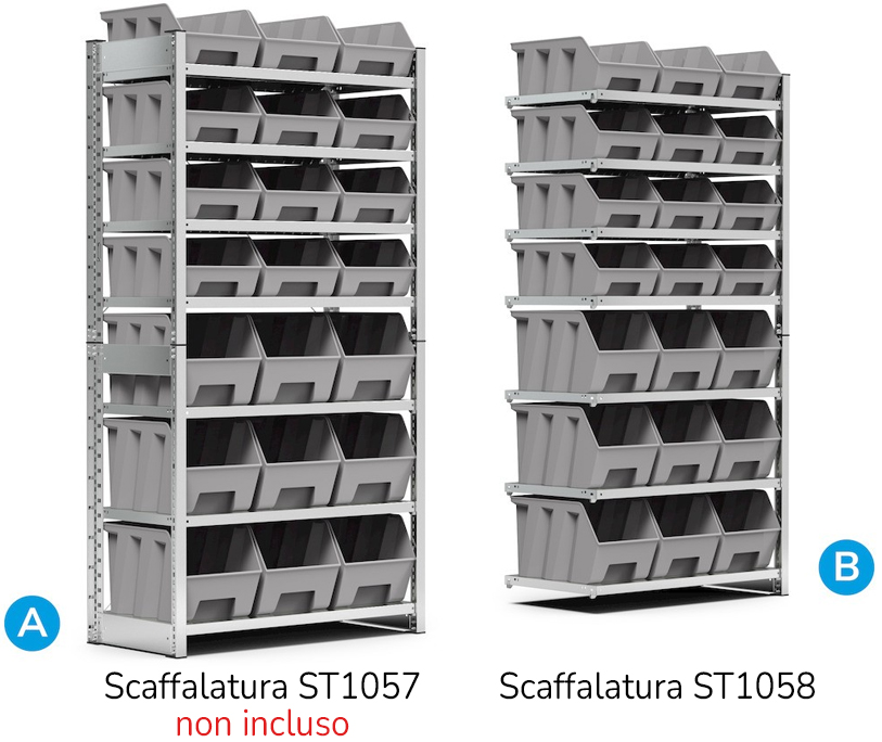 Collegamento scaffalatura System ST Fami ST1058