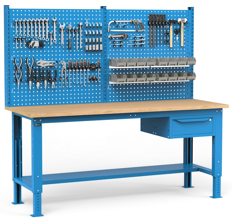 Dotazione banco da lavoro professionale WORK2036 Fami