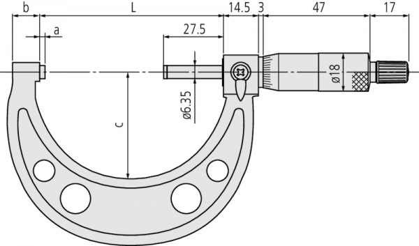 misure micrometro per esterni analogico 102 entry level Mitutoyo