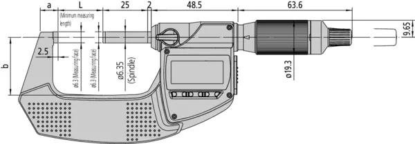 misure micrometro digitale QuantuMike 293-142-40 Mitutoyo