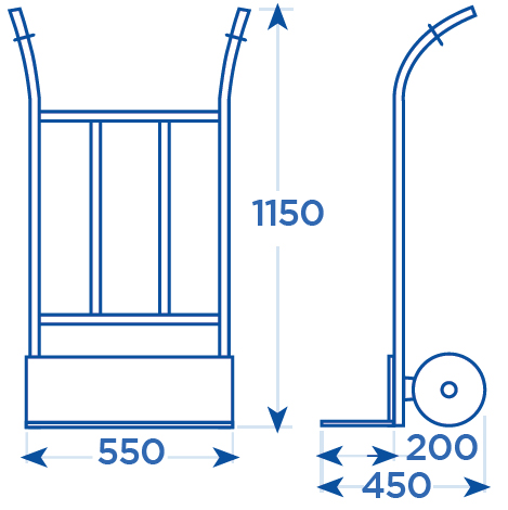 Schema tecnico carrello porta pacchi 213 OMCN