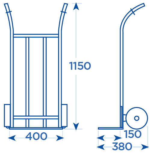 Schema tecnico carrello porta pacchi 214 OMCN