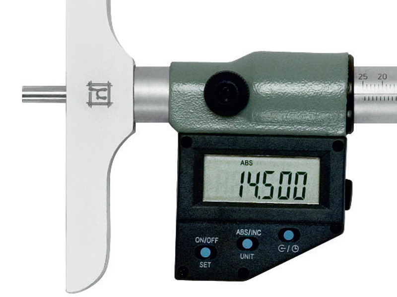 RUPAC 2396125 Micrometro digitale millesimale con punte coniche angolo 30°  Serie Digitronic, IP65 - Campo di misura 0-25mmv