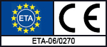 Icona certificazione CE ETA 06/0270
